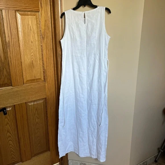 Nahana Floral Sketch Linen Dress - Picture 5 of 10